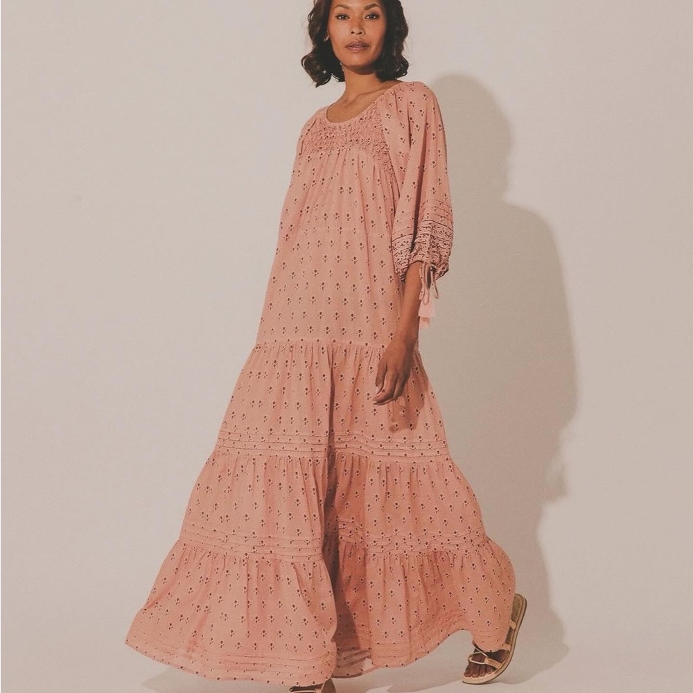 NWT Cleobella Dress Kaftan organic 100% cotton luxury fabric S‎ M?